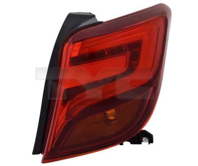 Stop, lampa spate TOYOTA YARIS, 07.2014-05.2017, partea Dreapta, TYC, LED+P21W; fara soclu bec;